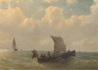 Petrus Paulus Schiedges - Sailing On Open Water