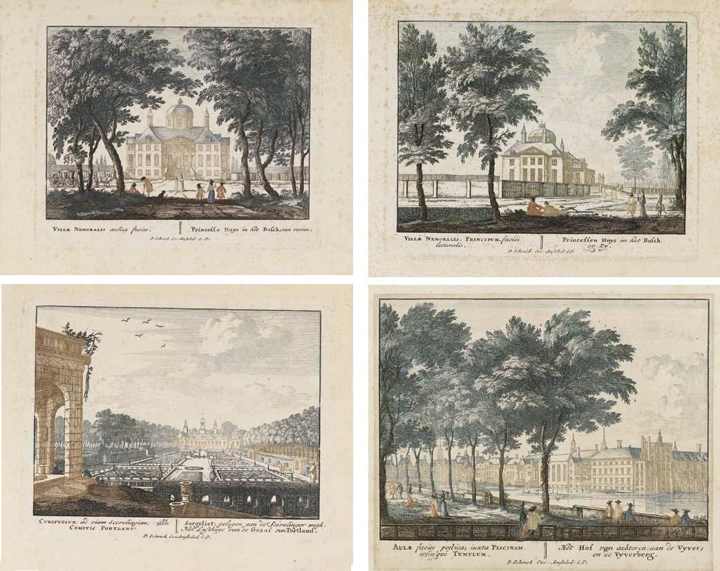 Petrus Schenk I - Views of The Hague
