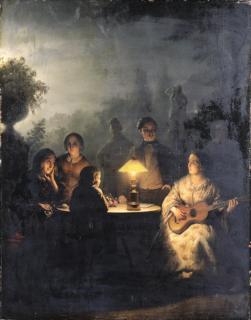 Petrus Van Schendel - The Evening Serenade