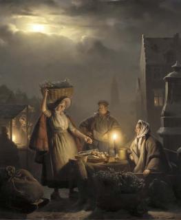 Petrus Van Schendel - The fruit seller