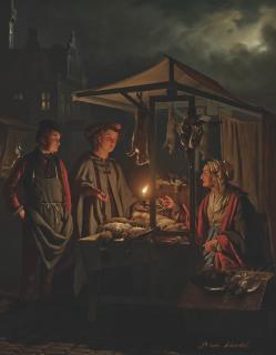 Petrus Van Schendel - The game seller