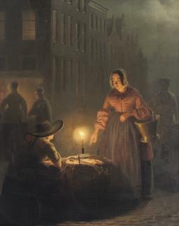 Petrus van Schendel - The night market