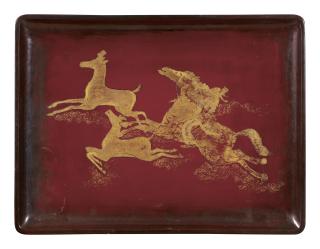 Pham Hau - Cavalier Chassant Les Biches (Horsemen Chasing Deer)