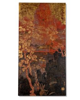 Pham Hau - Laque Sur Panneau