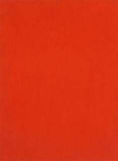 Phil Sims - Ohne Titel (Red portrait # 10)