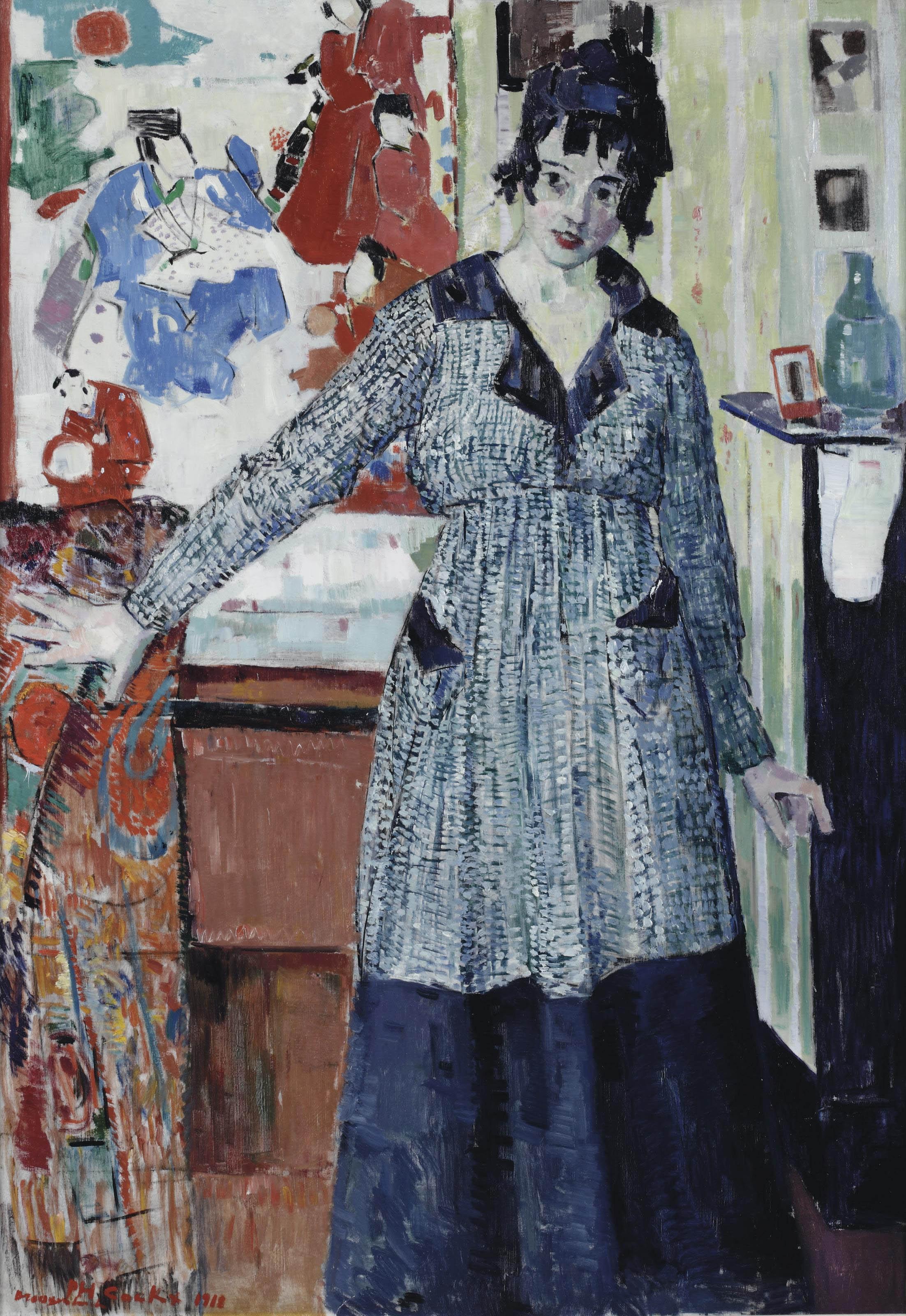 Philibert Cockx - La dame en bleu