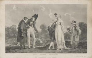 Philibert-Louis Debucourt - La Femme et le Mari ou Les Epoux à la Mode et Les petits Messieurs ou les Adolescents à la Mode