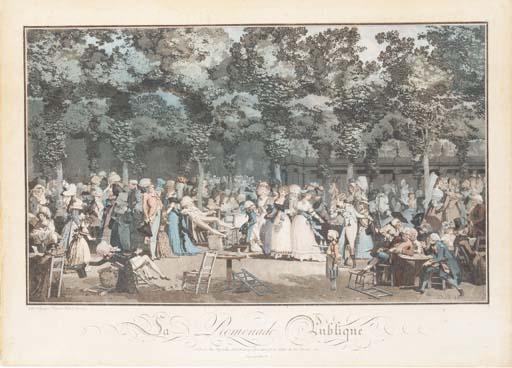 Philibert-Louis Debucourt - La Promenade public (Fenaille 33; Inventaire 18e siècle, VI, p. 175, no. 26)