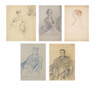 Philip Alexis de László, P.R.B.A. - Portrait study of Fraulein von Kreiger, half-length