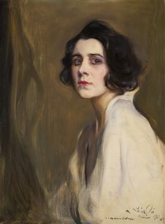 Philip Alexius De László, M.V.O., P.R.B.A. - Portrait de la cantatrice Germaine Gien (1895-1989), de trois-quarts