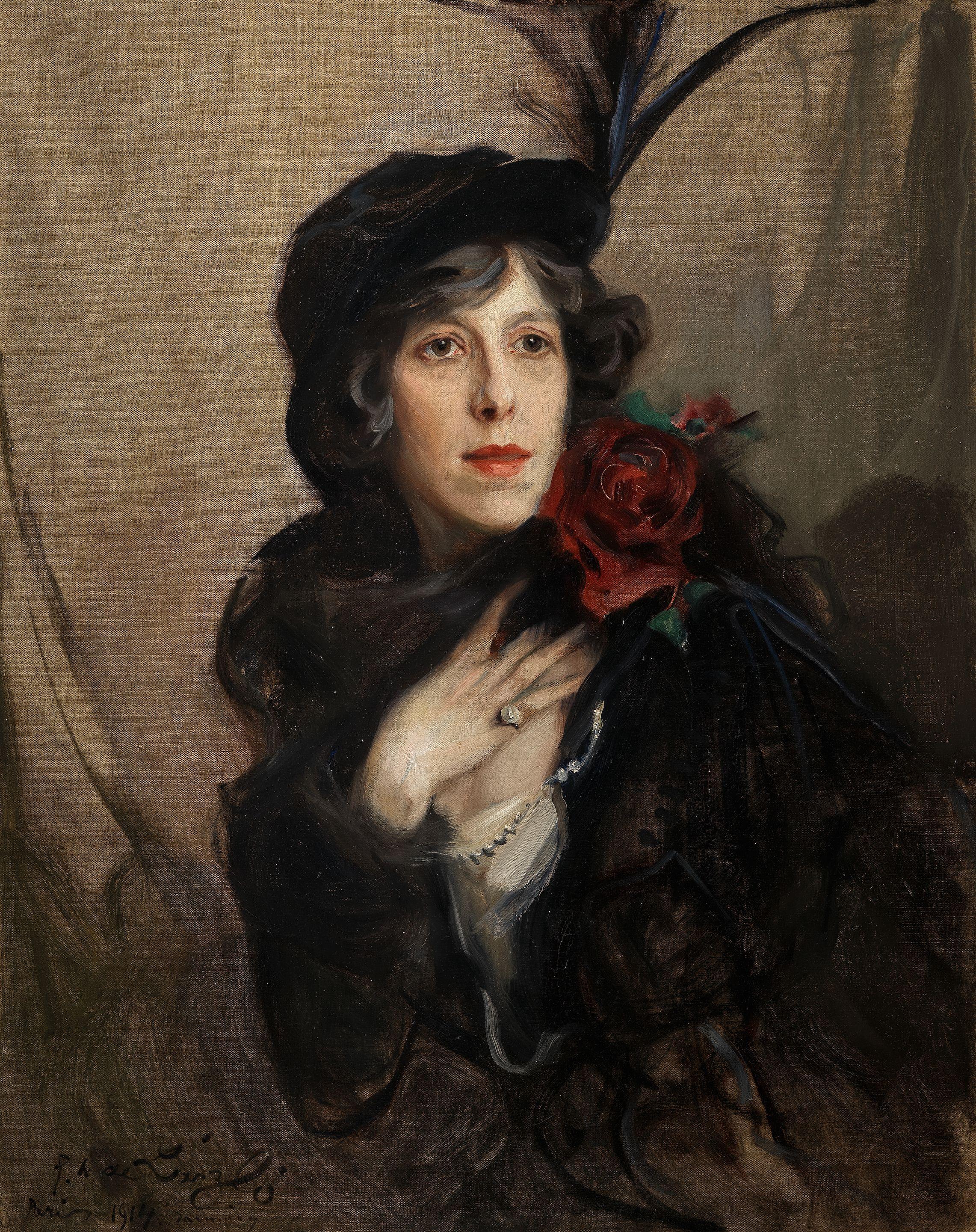 Philip Alexius de László, PRBA, RP, NPS - Baroness Conrad von Meyendorff, née Nadine Vladimirnova Louguinine