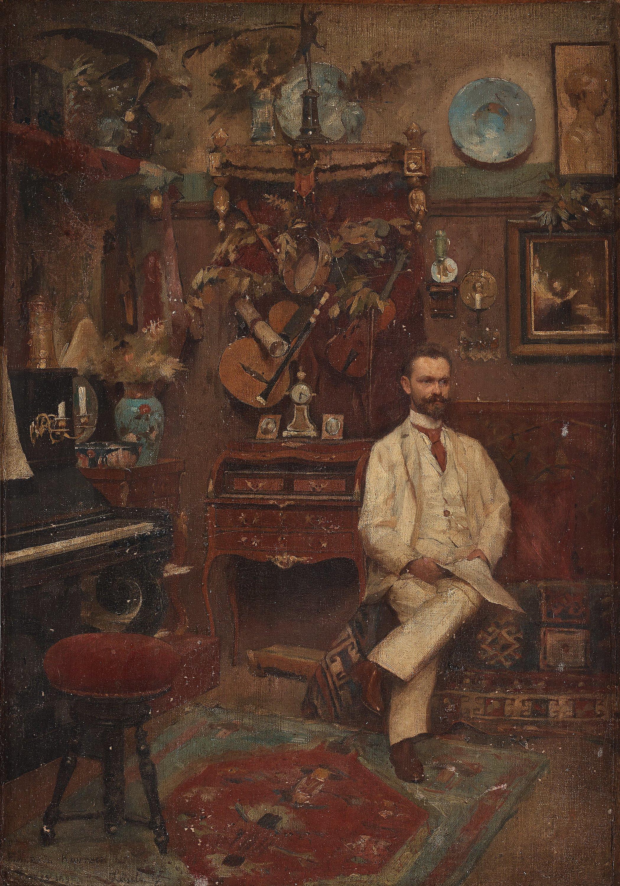 Philip Alexius De Laszlo - A portrait of Heinrich Kautsch