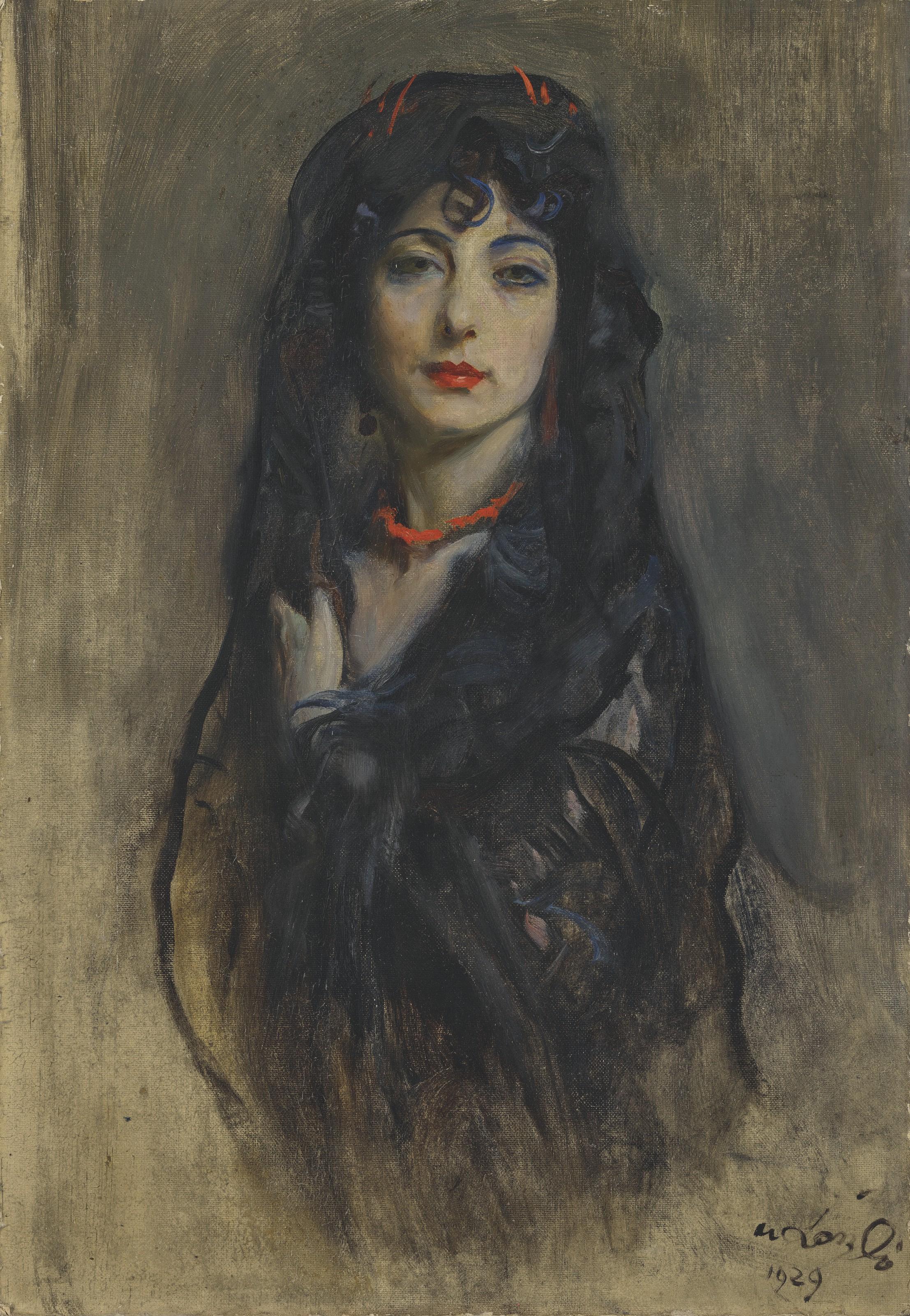 Philip Alexius De László - Tina Meller, née Agustina Marqués López, wife of Manuel de Izarduy