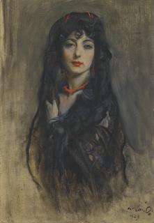 Philip Alexius De László - Tina Meller, née Agustina Marqués López, wife of Manuel de Izarduy