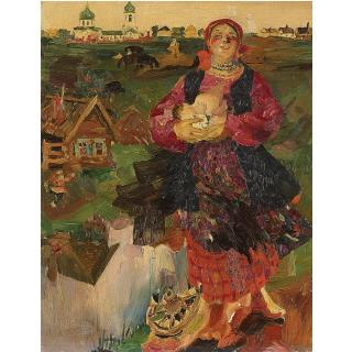 Philip Andreevich Maliavin - Mother Russia