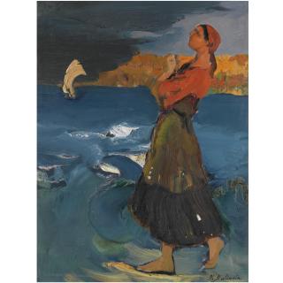 Philip Andreevich Maliavin - On The Seashore