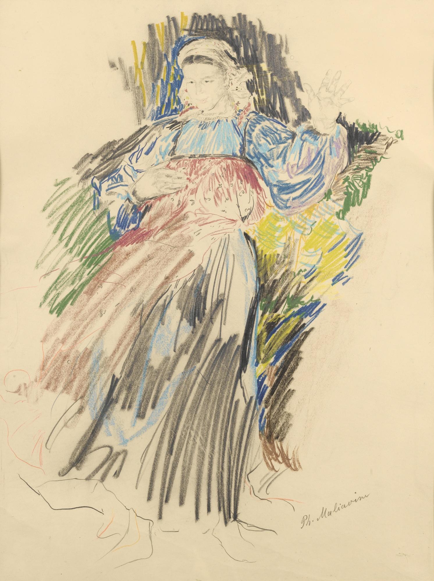 Philip Andreevich Maliavin - Russian Peasant Women