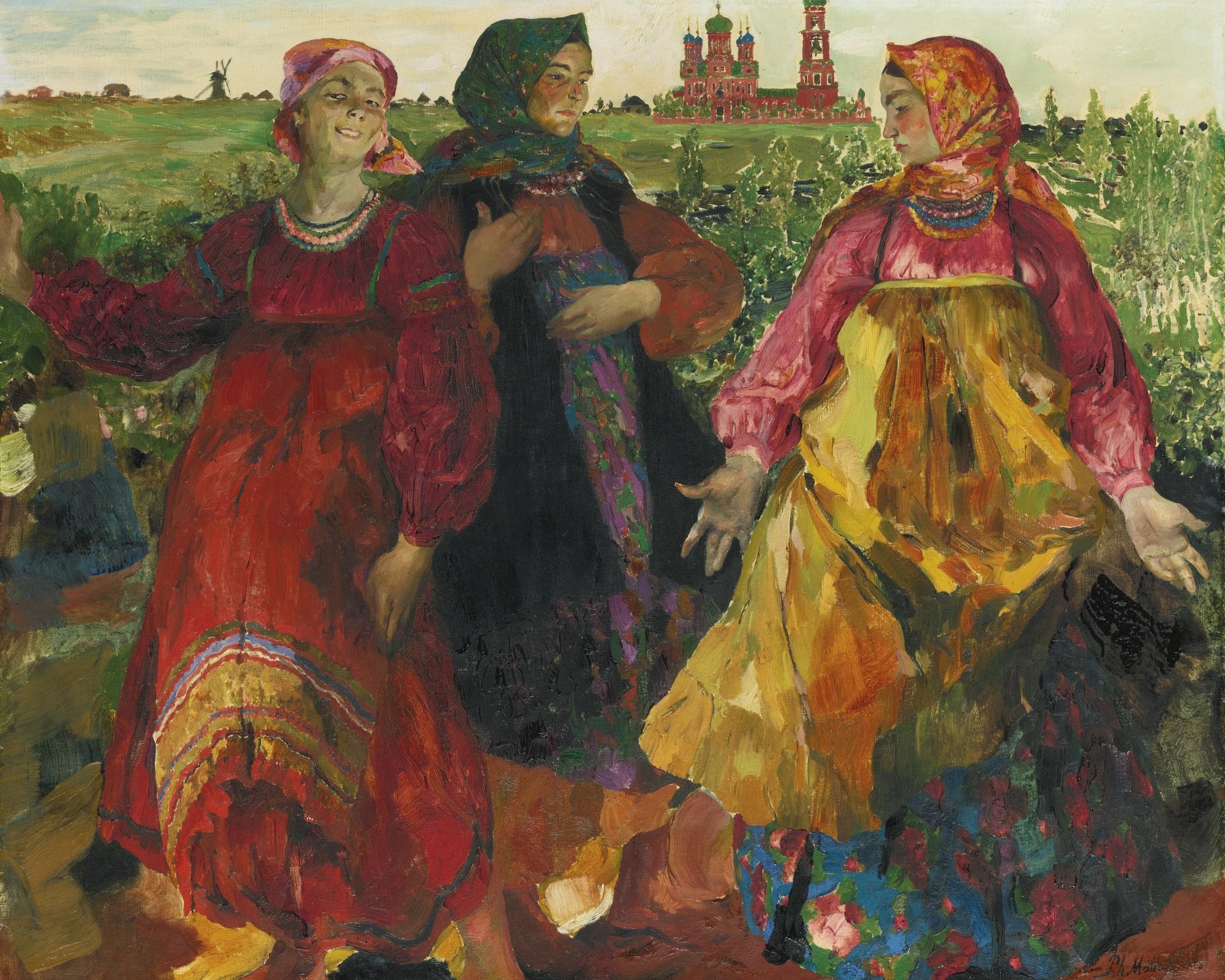 Philip Andreevich Maliavin - Three Babas