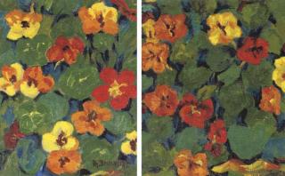 Philip Bauknecht - Indian Cress - a diptych