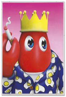 Philip Colbert - Smoking Lobster Magenta