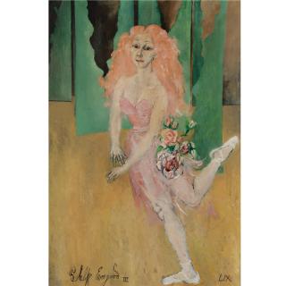 Philip Evergood - Dancer In The Ballet Attitude