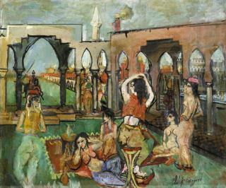 Philip Evergood - Harem Scene