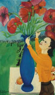 Philip Evergood - How Lovely The Poppies