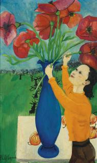 Philip Evergood - How Lovely The Poppies