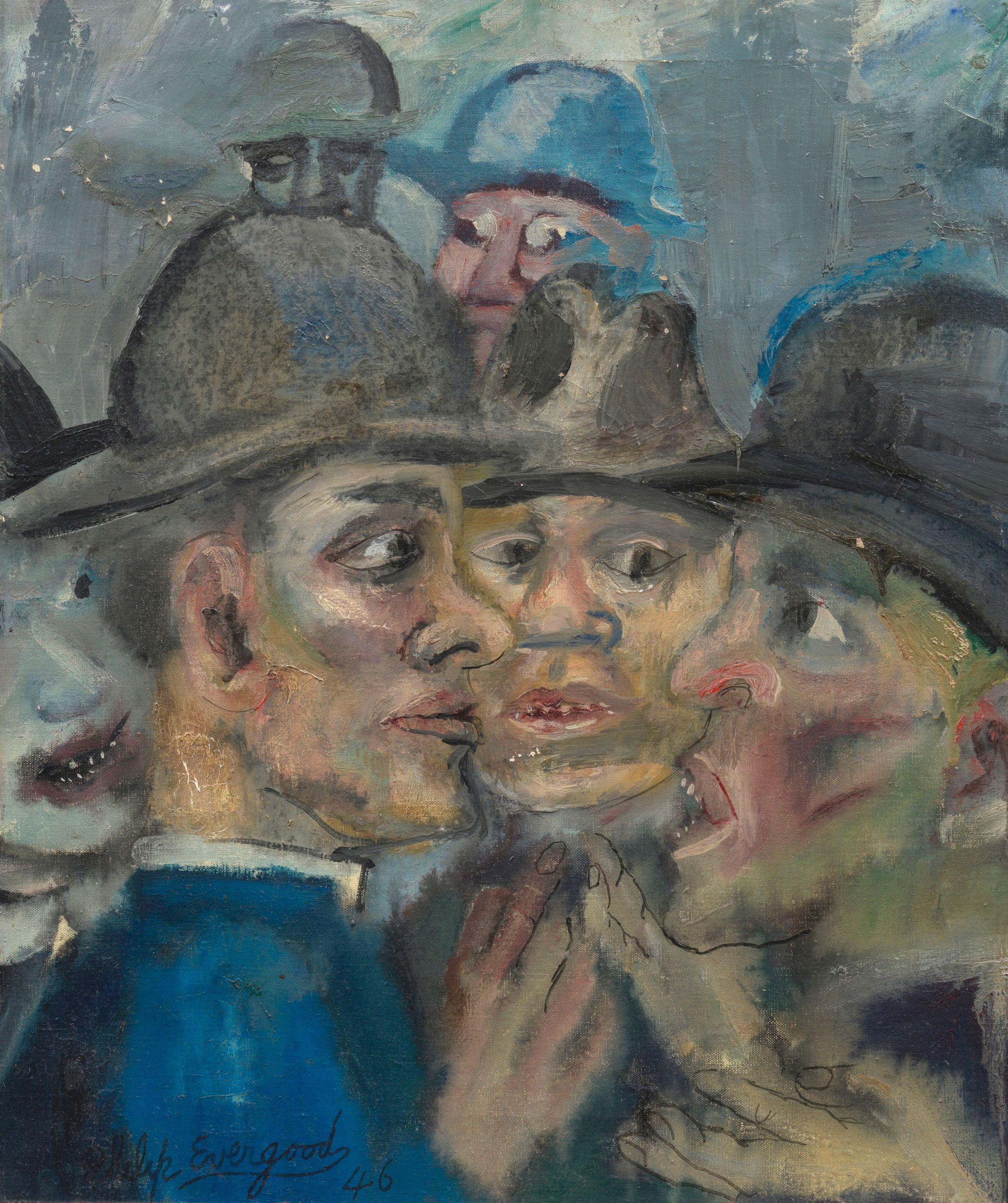 Philip Evergood - The Skeptics