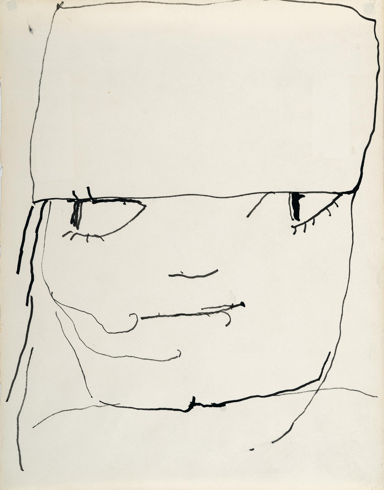 Philip Guston - Ohne Titel (Portrait Renate)