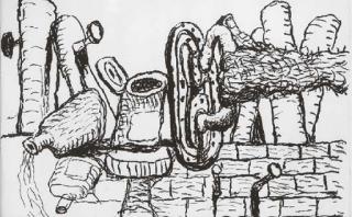 Philip Guston - Remains, from Eight Lithographs to Benefit the Foundation for Contemporary Performance Arts (Gemini 954)