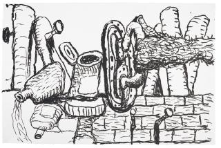 Philip Guston - Remains, from Eight Lithographs to Benefit the Foundation for Contemporary Performance Arts Inc.
