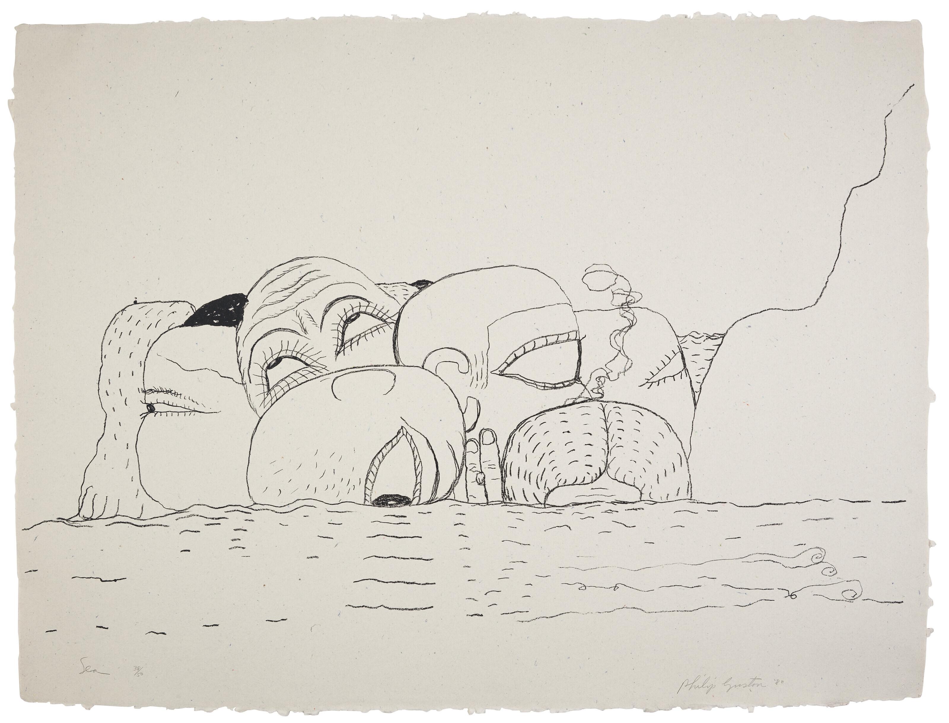 Philip Guston - Sea