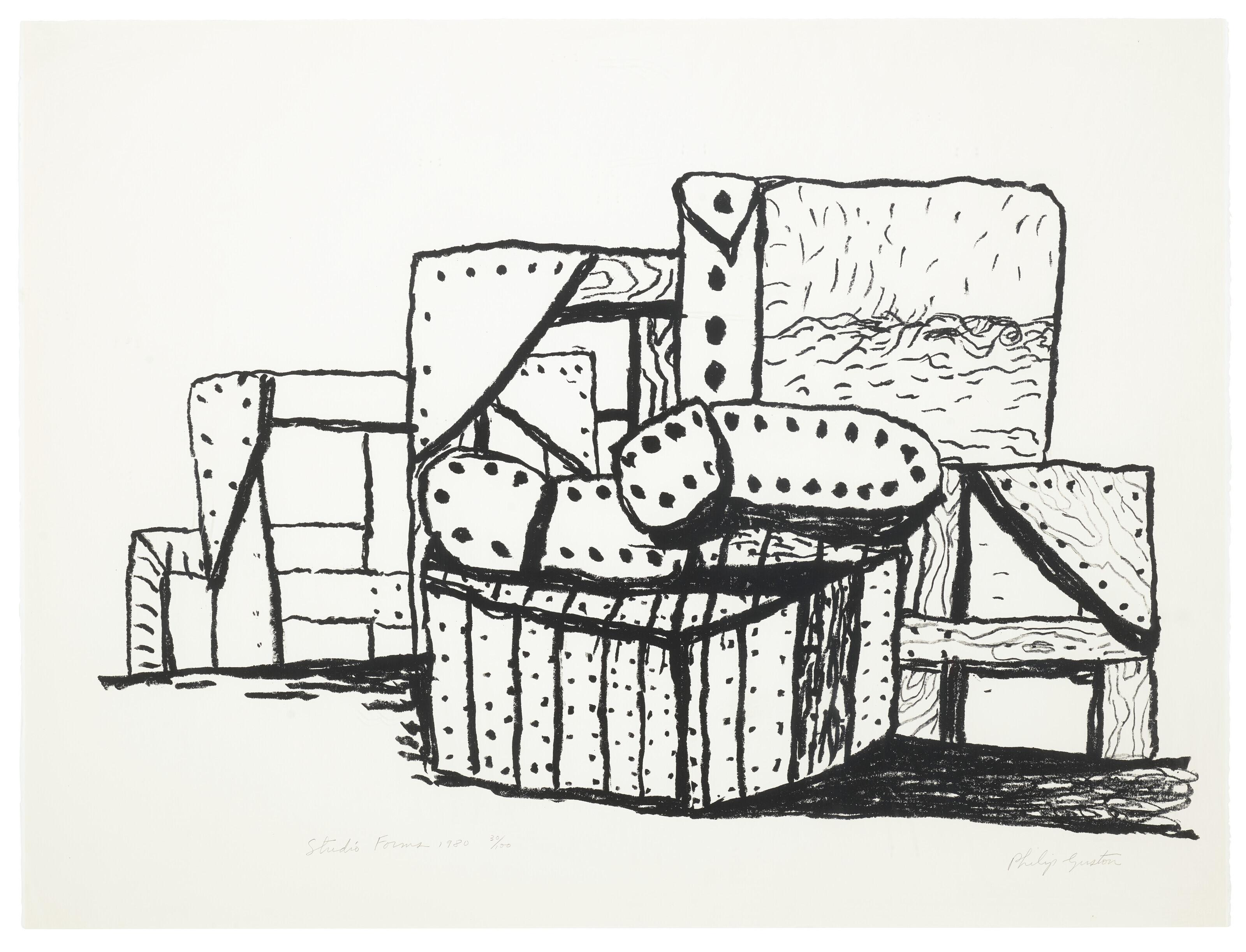 Philip Guston - Studio Forms
