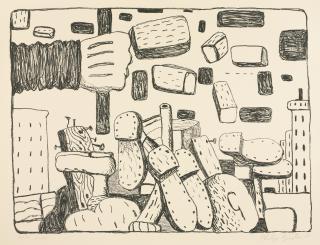 Philip Guston - The Street