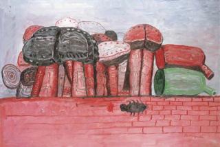 Philip Guston - The Wall II
