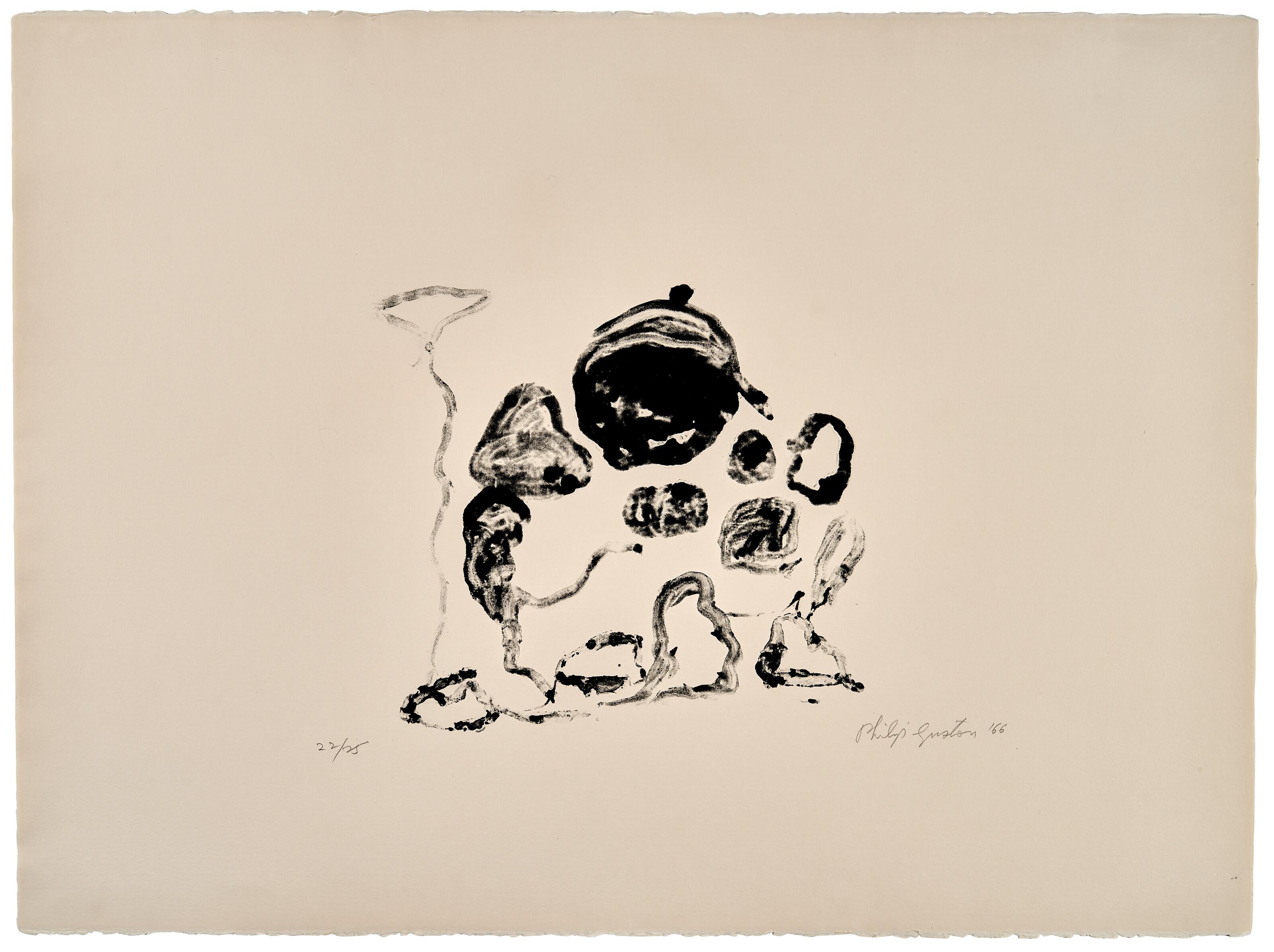 Philip Guston - Three prints by the artist