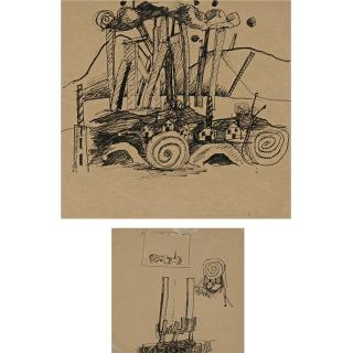 Philip Guston - Untitled: A Double-Sided Drawing