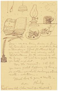 Philip Guston - Untitled (A Fable of Modern Art)