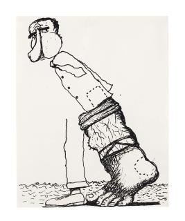 Philip Guston - Untitled (Drawing from the Phlebitis Series)