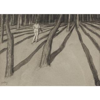 Philip Henry Howard Surrey - Standing Figure; Girl In Forest; Seated Nude; Shoes And Pail