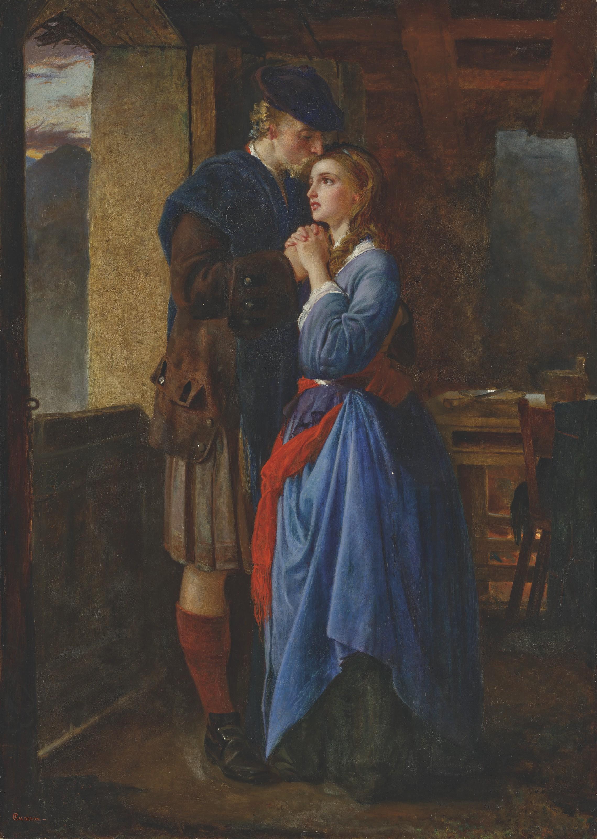 Philip Hermogenes Calderon, R.A. - Flora Macdonald\'S Farewell To Charles Edward