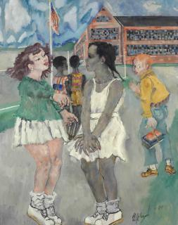 Philip Howard Evergood - There\'ll be a Change in the Weather