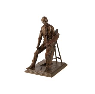 Philip Jackson - Maquette of the Sculpture of Terence Cuneo 41cm (16 1/8in) high
