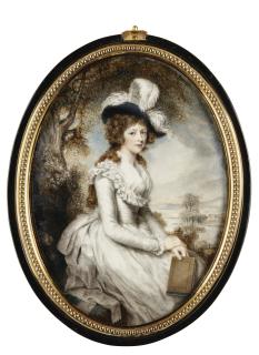 Philip Jean - Portrait Of A Lady, Circa 1785