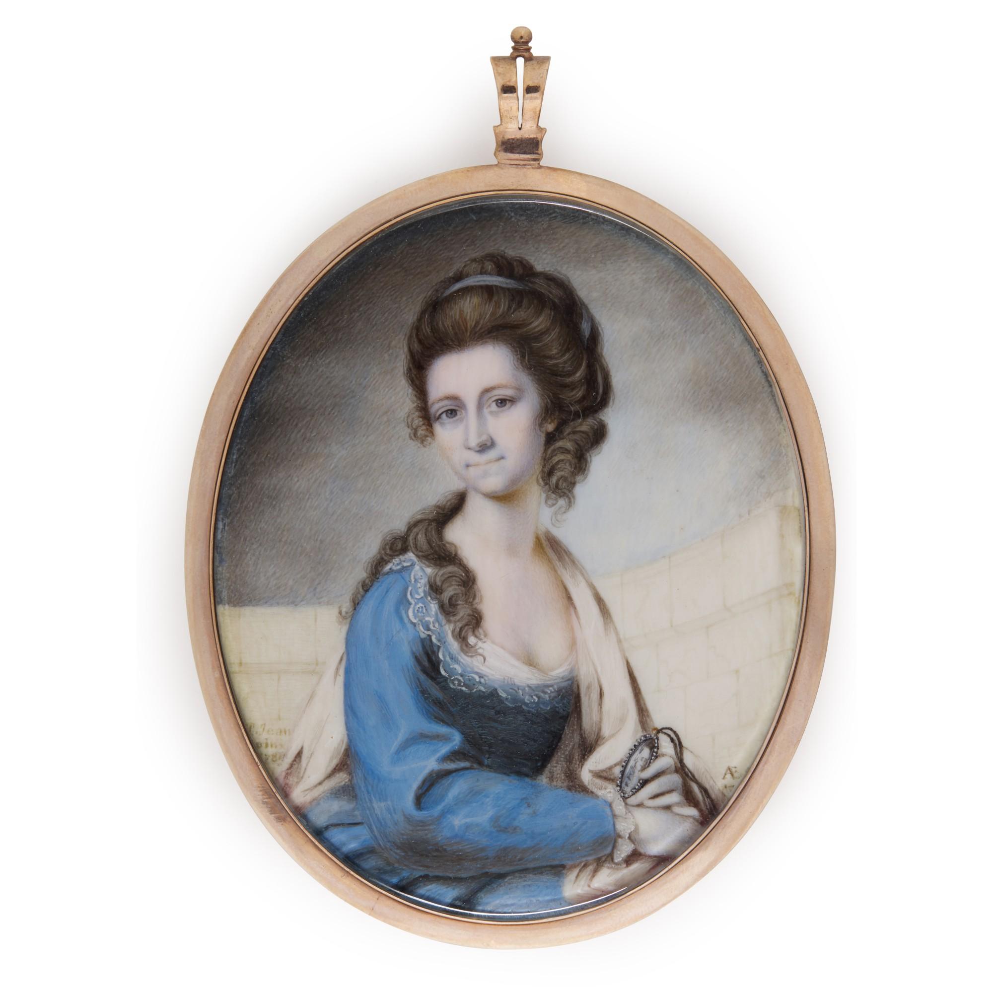 Philip Jean - Portrait of the artist\'s wife: Anne Jean, née Noel (d. 1787)