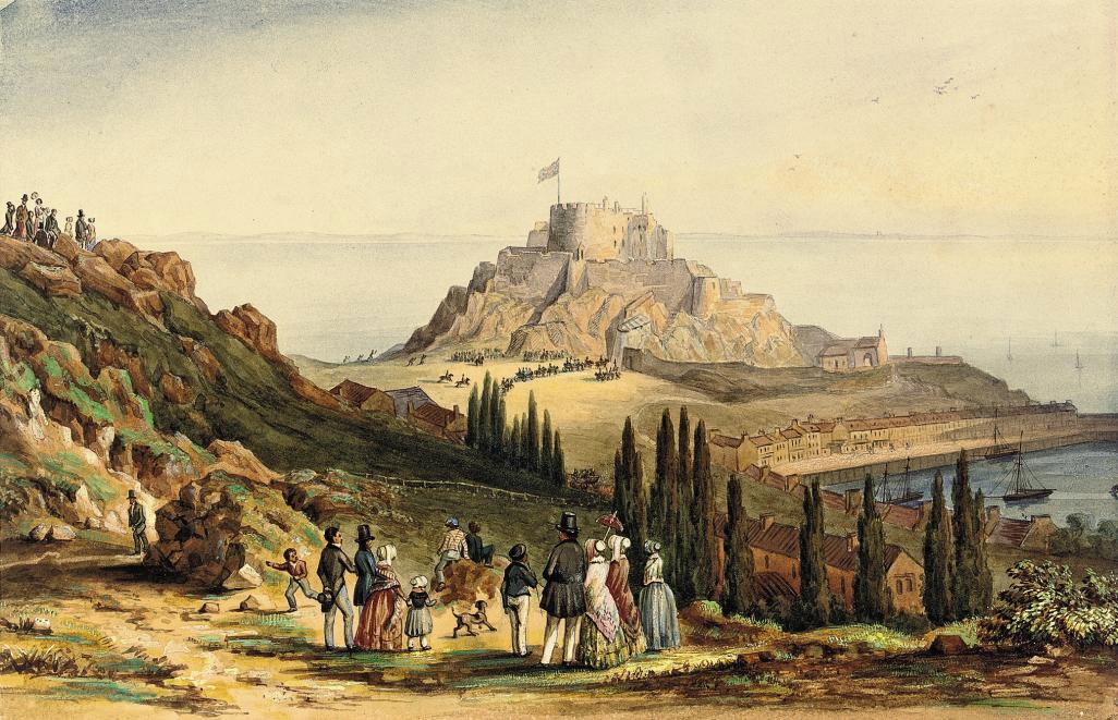 Philip John Ouless - Arrival of Her Majesty Queen Victoria at Mont Orgueil, on the 3rd September 1846