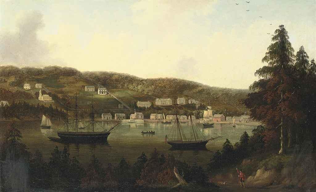 Philip John Ouless - Gaspé Basin, Gulf of St Lawrence, Quebec (1868), Canada