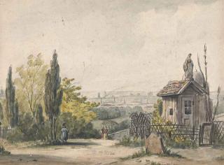 Philip John Ouless - Paris (illustrated); Palais de Justice; Pont des Invalides; and Granville 1841, France