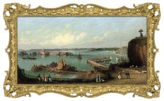 Philip John Ouless - View taken from under South Hill, St Helier, Jersey